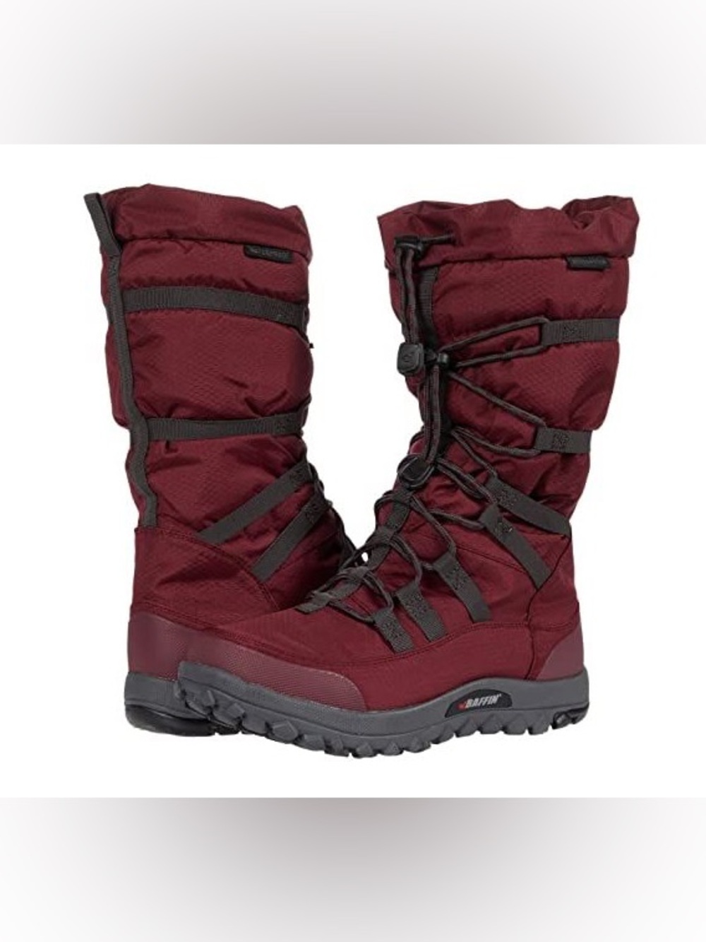Baffin Escalate Waterproof Insulated Winter Snow Boots Crimson Red Sz 8 Like New